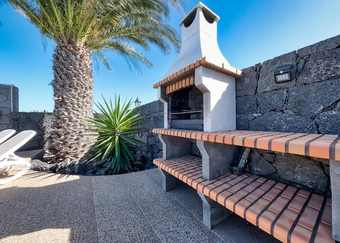 Blue Waves House - Heated Pool, Bbq And Bicycles By Lanzarote 度假居 普拉亚布兰卡